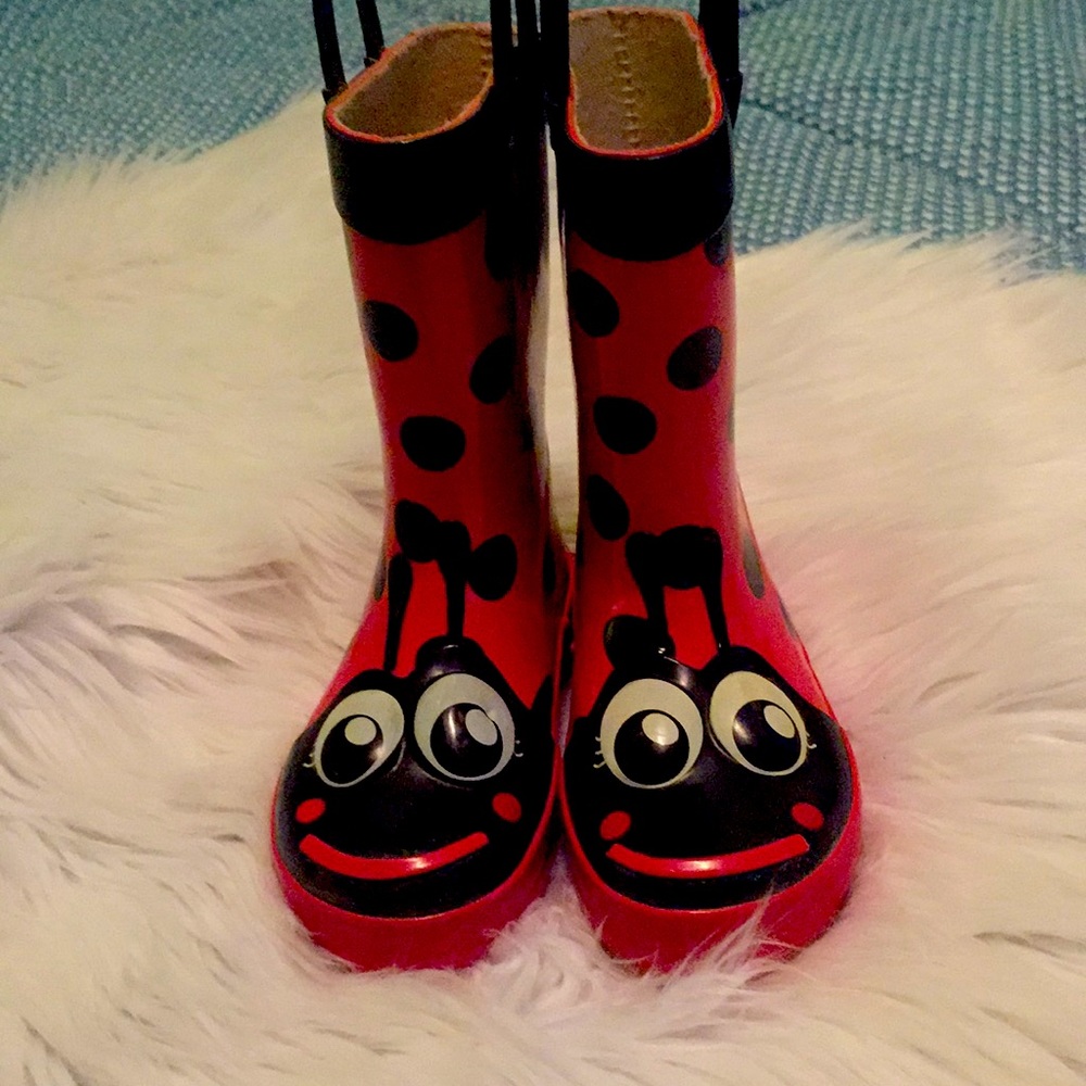 Ladybug rain boots from Western Chief 9t
